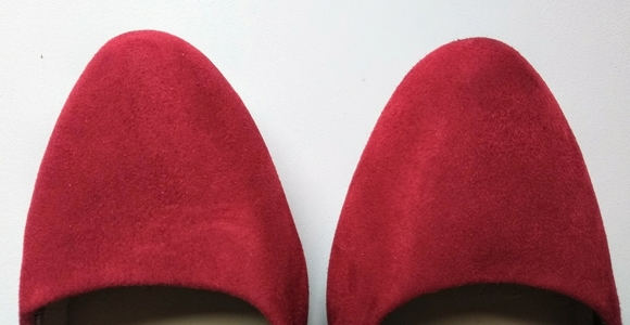 Ruby Red Platform Pumps - Picture 3 of 16